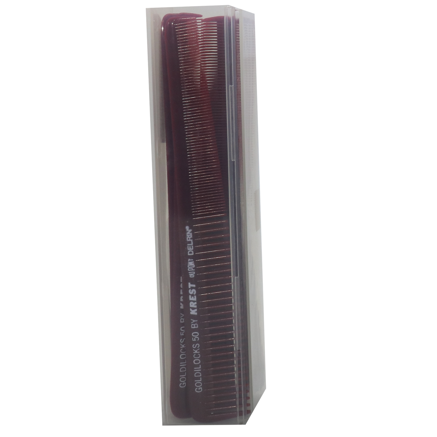 Krest Goldilocks Professional Combs #50 7 1/2" Tapering/Barber Comb 1dz.