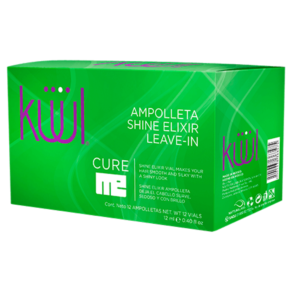 Kuul Cure Me Shine Elixir Leave In Vials (0.41oz/12 vials)