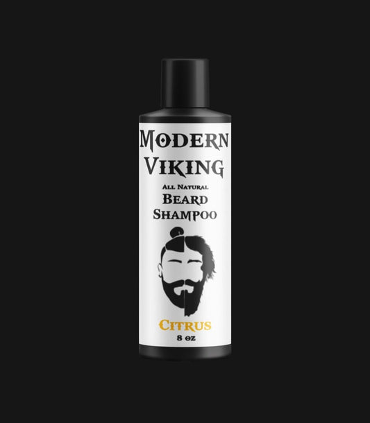 Citrus Beard Shampoo Beard Washes & Conditioners Modern Viking Beard Co. 8 oz bottle