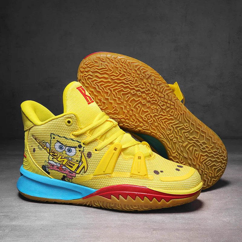 Men's Basketball Shoes Unisex Cushioning Anti-Friction Sport Shoes Men Light Basketball Sneakers Women High Top Gym Boots ShopOnlyDeal
