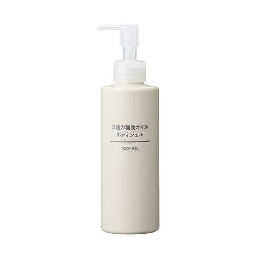 Muji 3 Kinds Of Plant Oil Body Gel 200ml - Japanese Moisturizing Body Gel - Body Care