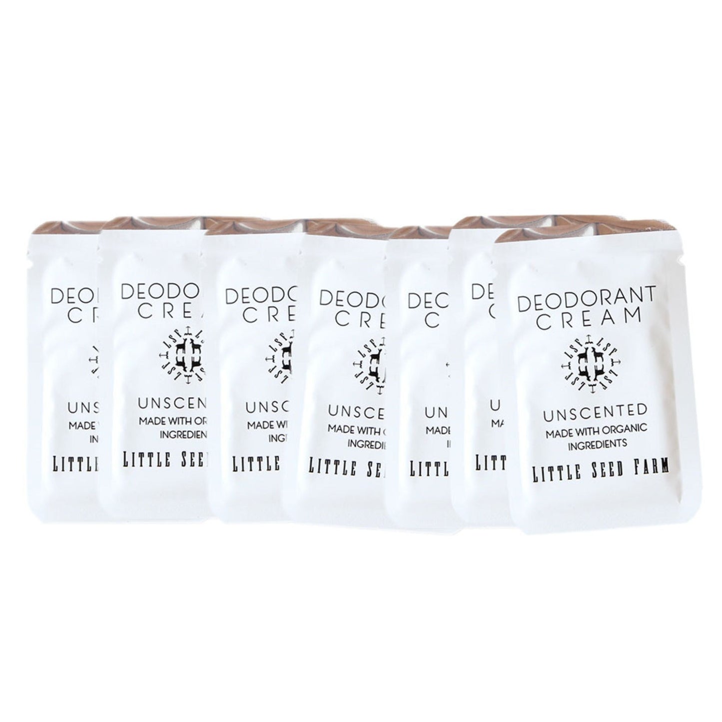Travel Pack - Eight Organic Deodorant Cream Pouches