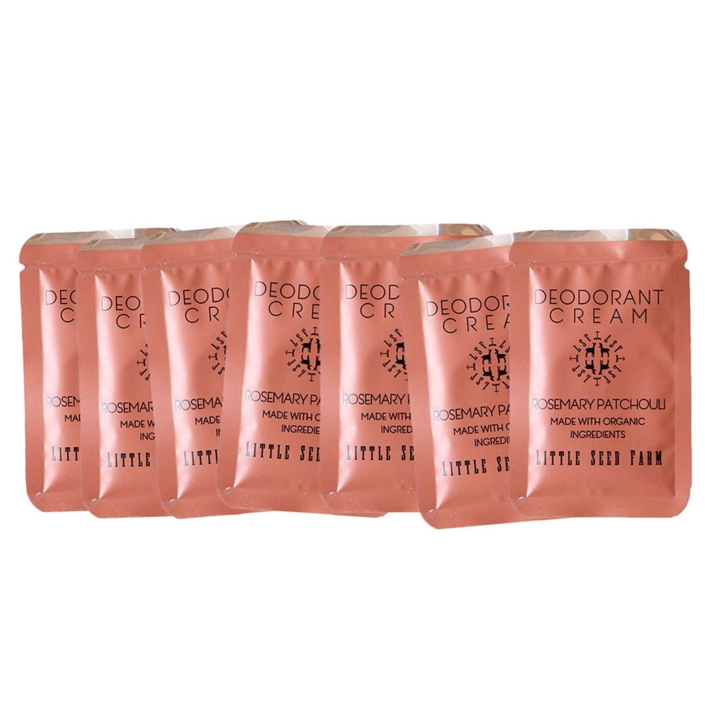 Travel Pack - Eight Organic Deodorant Cream Pouches