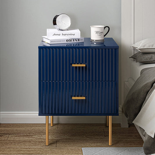 Nahuel Modern Nightstand With Two Drawers