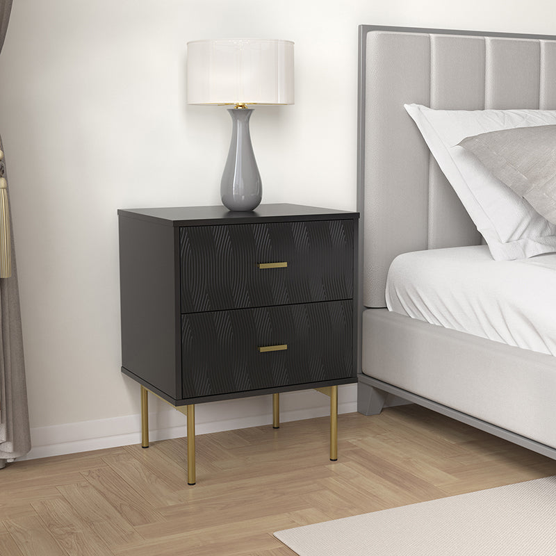 Valentiano 25.2" Tall 2-Drawer Nightstand