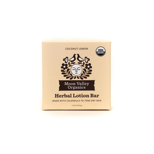 Moon Valley Organics Coconut Lemon Herbal Lotion Bar (1.9 oz) #10084945