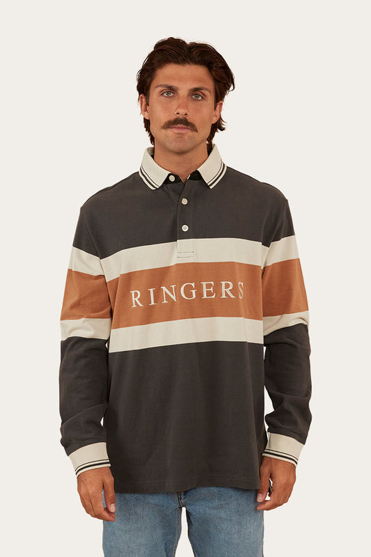Redding Mens Rugby Jersey - Charcoal