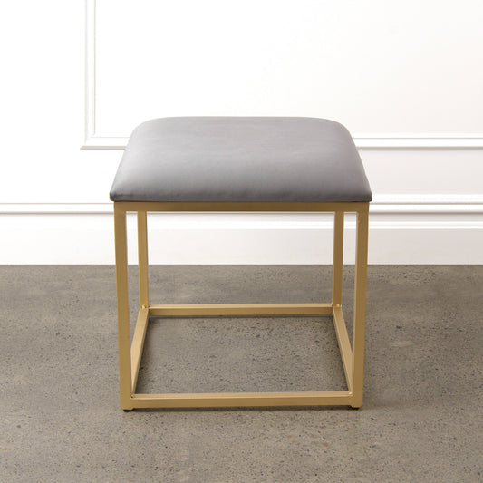 Annabelle Velvet Cushion Stool