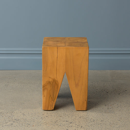 Four-Legged Wood Stool