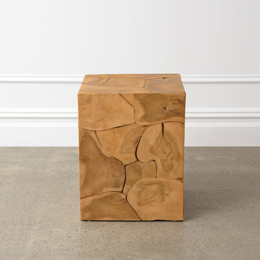 Puzzle Teak Stool