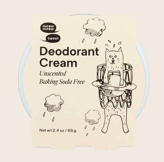 Meow Meow Tweet Baking Soda-Free Deodorant Cream