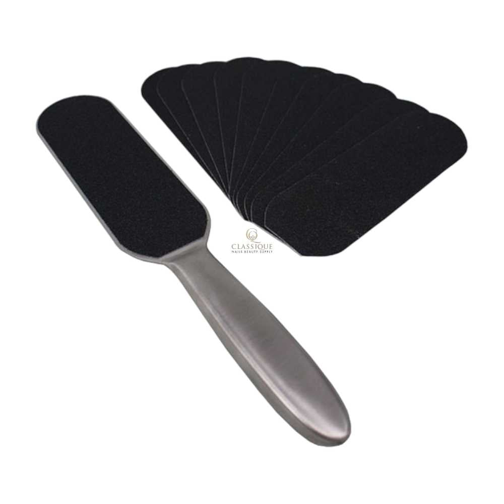 Silver Star Paie Stainless Foot File w/ Refill Grits (Big) #FH-P10