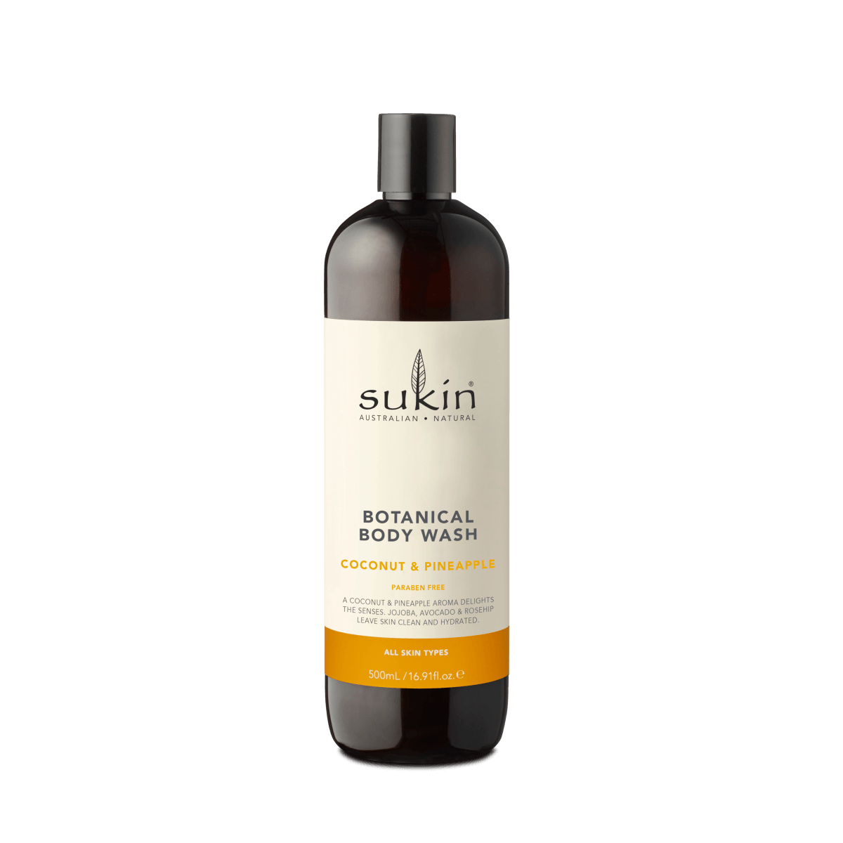 Sukin BOTANICAL Body Wash Coconut & Pineapple 500mL