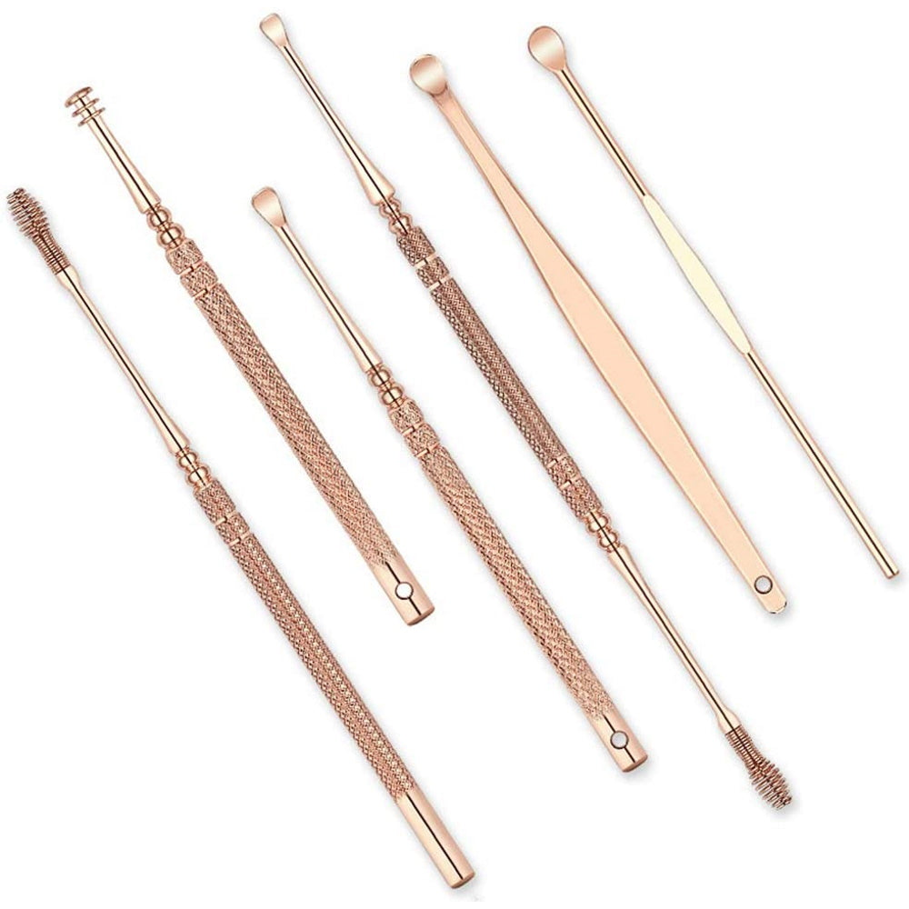 7pc LED Earwax Removal Tools with Storage Case