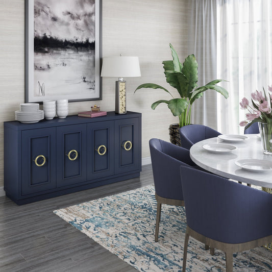 Twin Star Home Buffet Sideboard TV Stand for TVs up to 70