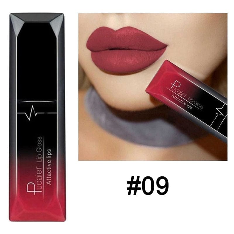 Waterproof Nude Matte Velvet Glossy Lip Gloss Lipstick Lip Balm BENNYS