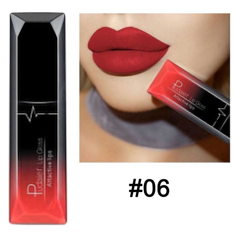 Waterproof Nude Matte Velvet Glossy Lip Gloss Lipstick Lip Balm BENNYS