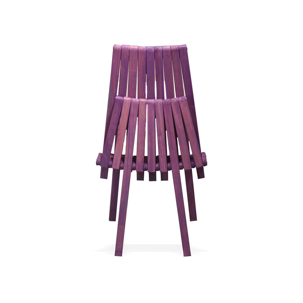 XQuare Wooden Chair X36 Purple Berry