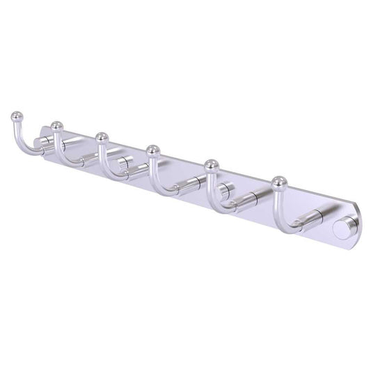 Allied Brass Skyline Collection 6 Position Tie and Belt Rack, 1020-6-SCH