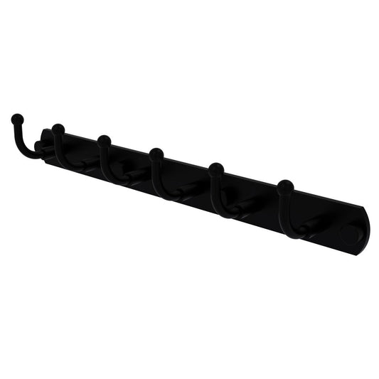 Allied Brass Skyline Collection 6 Position Tie and Belt Rack, 1020-6-BKM