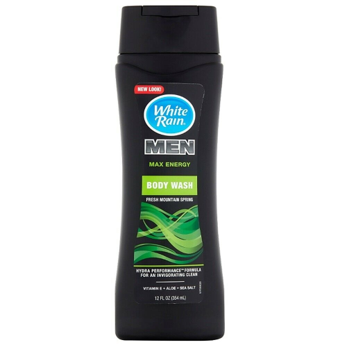 White Rain Men's Fresh Mountain Spring Body Wash, 12 oz