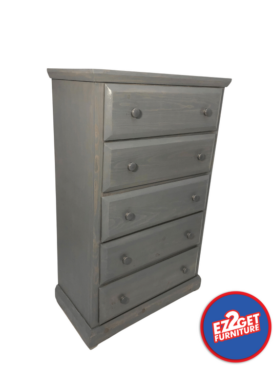 5 Drawers Solid Pine Wood Chest- LDJ5