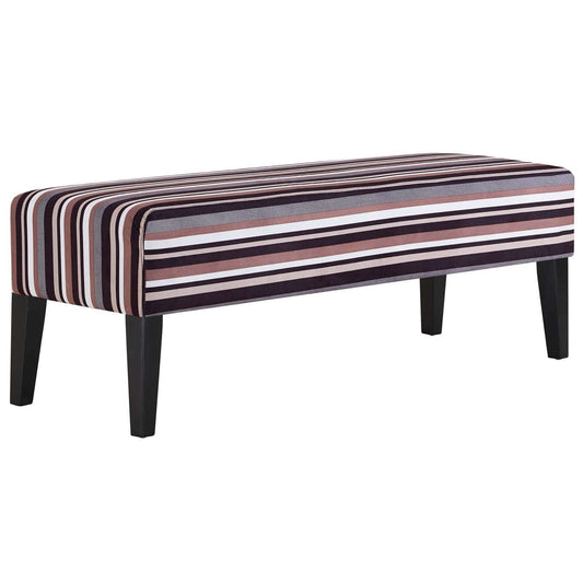 Connect Upholstered Fabric Bench Stripe