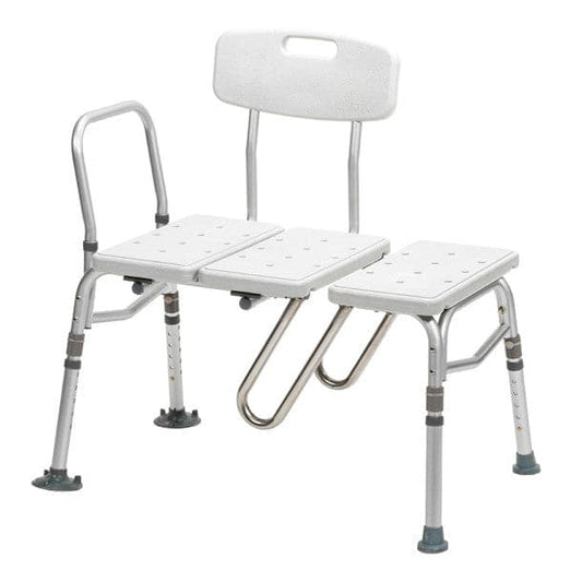 Drive Medical Splash Defense Transfer Bench with Curtain Guard Protection