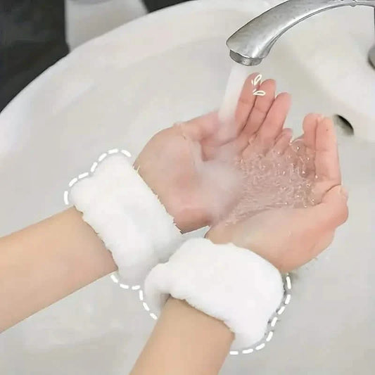 Face Washing Wrist With Sweat Wiping Bracelet Absorbing Sleeve
