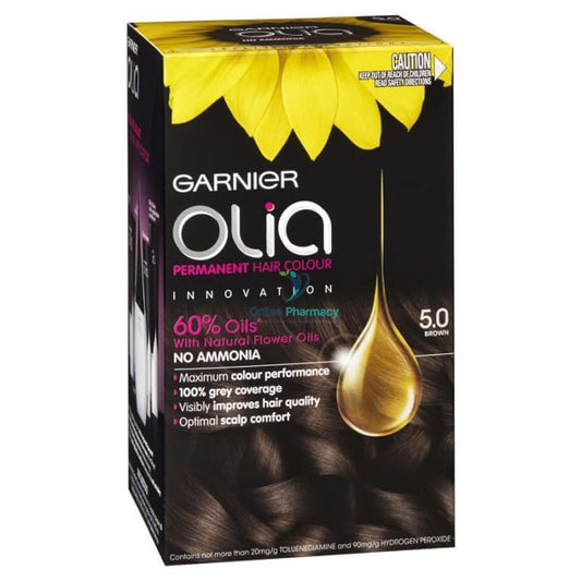 Garnier Olia 5.0 Brown Hair Colour With Essential Oil