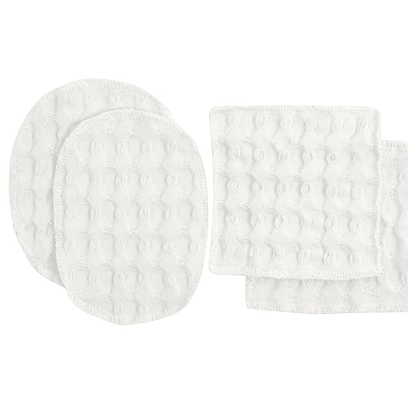 Organic Cotton Big Waffle Makeup Pads Makeup Pads The Organic Company Natural White