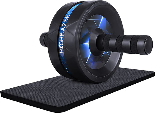 HIGHRAZON AB Roller Wheel, Abs Roller Equipment for Core Strength, Exercise Abs Roller Wheels, AB Workout Wheel with Mat