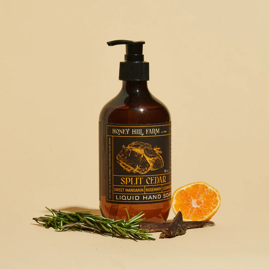 Honey Hill Farm | Liquid Hand Soap | Split Cedar | 16 oz