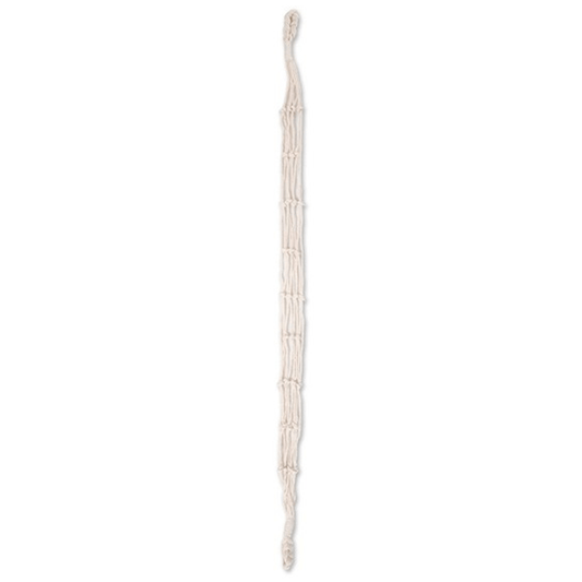Macrame Storage Rack Cotton Woven Magazine Organizer Netebook Newspapers Book Paper Towel Hanger Boho Wall Hanging-White
