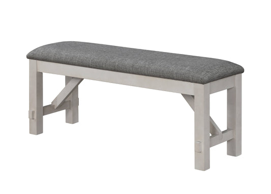 Oceane Chalk Grey Bench