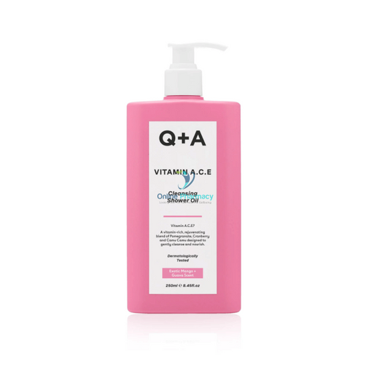 Q +A Vitamin A.C.E Cleansing Shower Oil 250ml