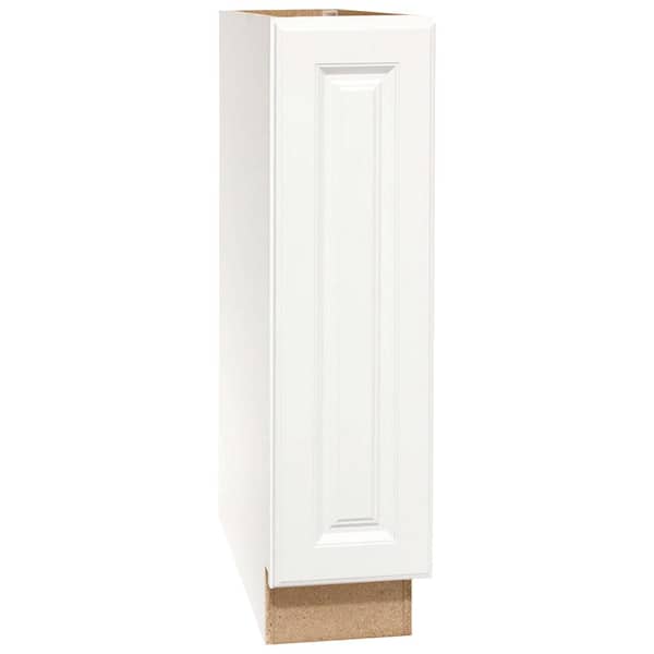 9" x 34.5" x 24" Kitchen Cabinet Raised Panel Framed, Satin White