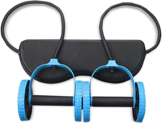 Serenily Multifunctional Ab Roller Wheel - Double Ab Wheel for Home Gym & Abs Workout Equipment. Abdominal Exercise Machine for Core Workout, Body & Ab Roller. Ab Trainer Pilates Wheel for Men & Women