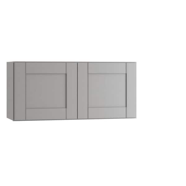 24" x 12" x 12" Kitchen Cabinet Wall Mount, Veiled Gray