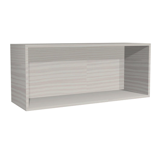 RTA - Pale Pine - Wall Open Cabinet | 36"W x 15"H x 12"D